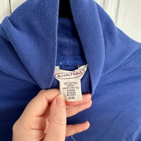 Custom Embroidered Turtleneck Crop Top featuring Grim Reaper Embroidery - Picture 3 of 4